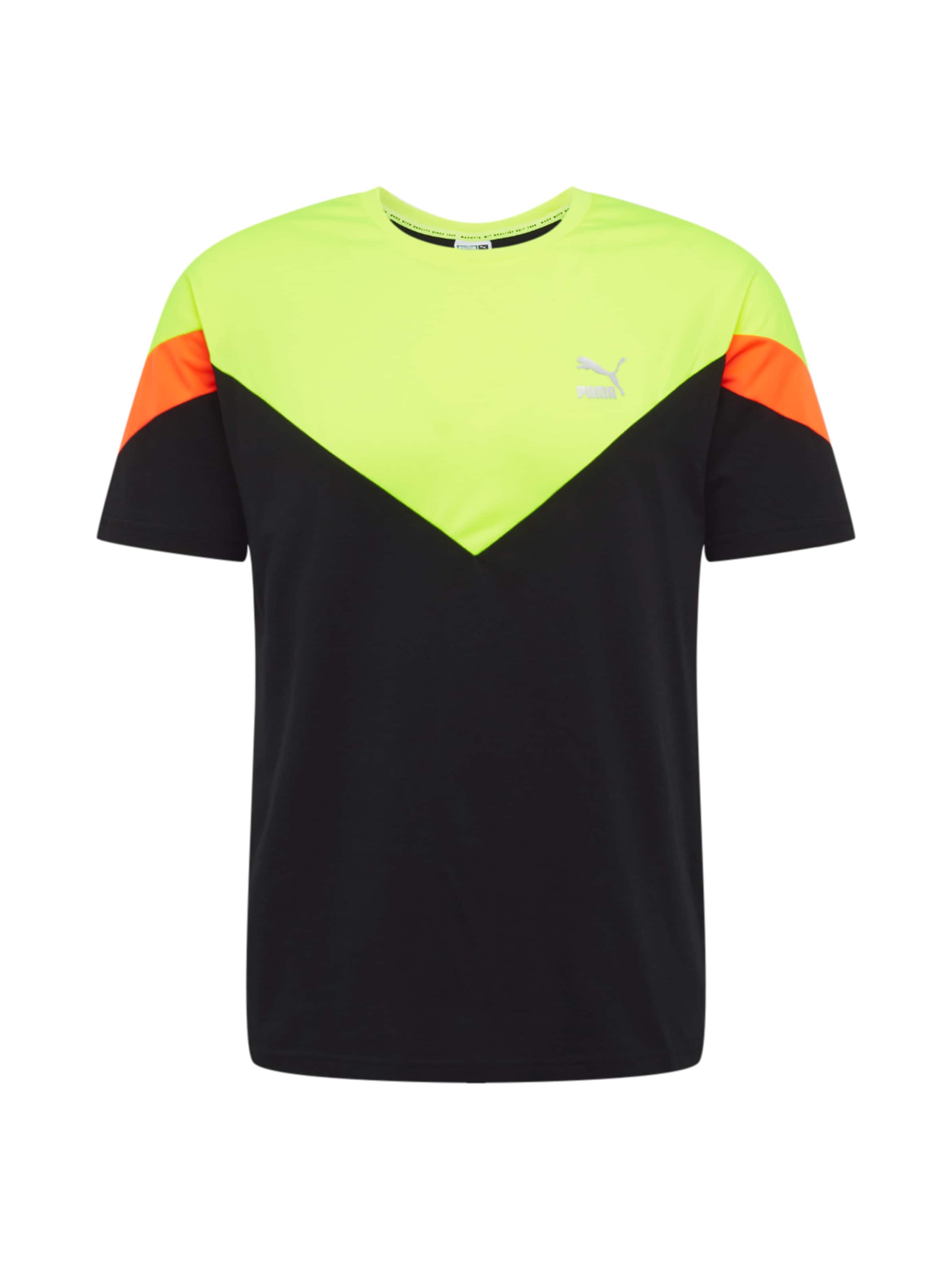 PUMA Shirt 'MCS' in Apple / Dark orange / Black, Item view