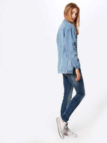 Coupe slim Jean 'Pearl Slim Denim Stretch' Herrlicher en bleu