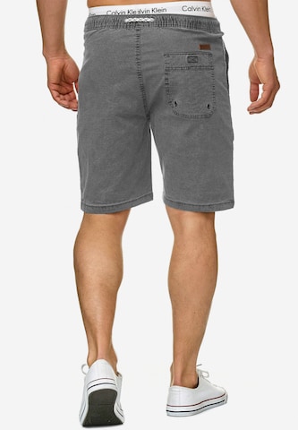 INDICODE JEANS Regular Shorts 'Stoufville' in Grau