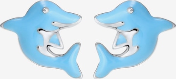 ELLI Ohrringe 'Delfin' in Blau