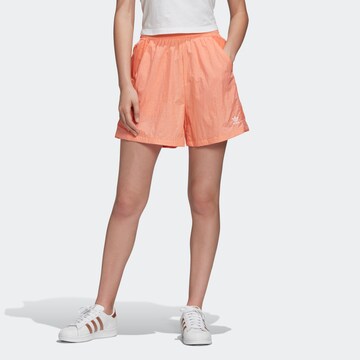 Wide Leg Pantalon ADIDAS ORIGINALS en orange : devant