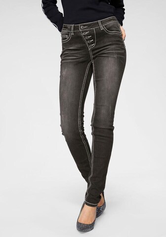 ARIZONA Skinny Jeans 'Shaping' in Schwarz: predná strana