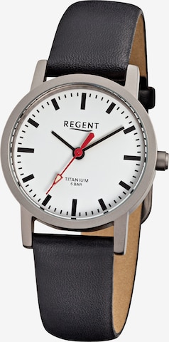 REGENT Analog Watch in Black: front