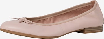 TAMARIS Ballet Flats in Pink: front