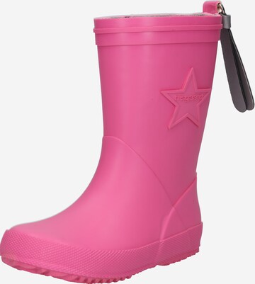 BISGAARD Rubber Boots in Pink: front