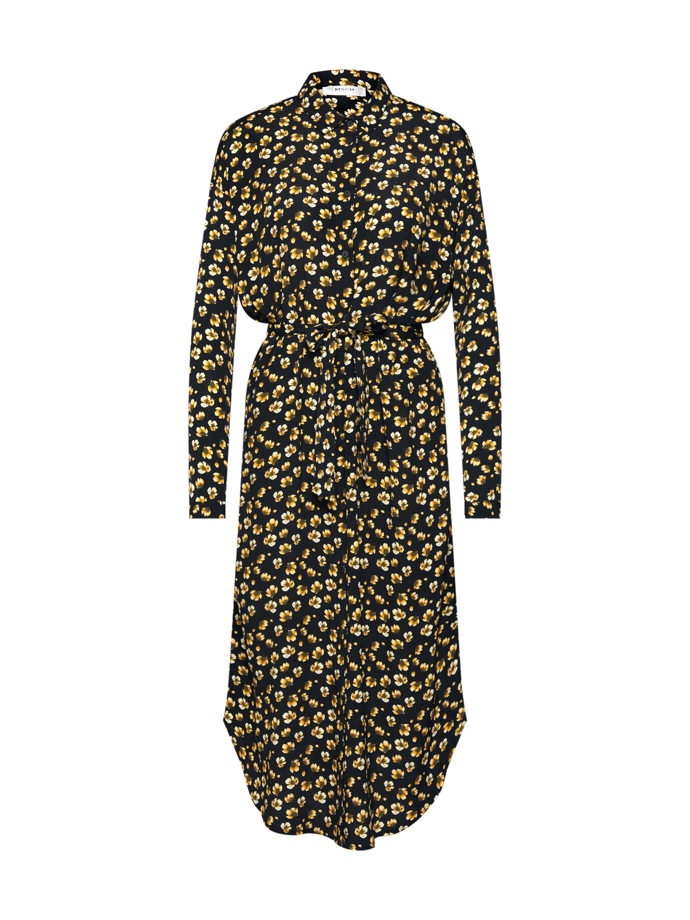 MOSS COPENHAGEN - Blousejurk 'Amber Genni' in de kleur Geel