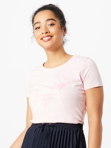 EINSTEIN & NEWTON - Camiseta 'Violet Atelier' en rosa: frente