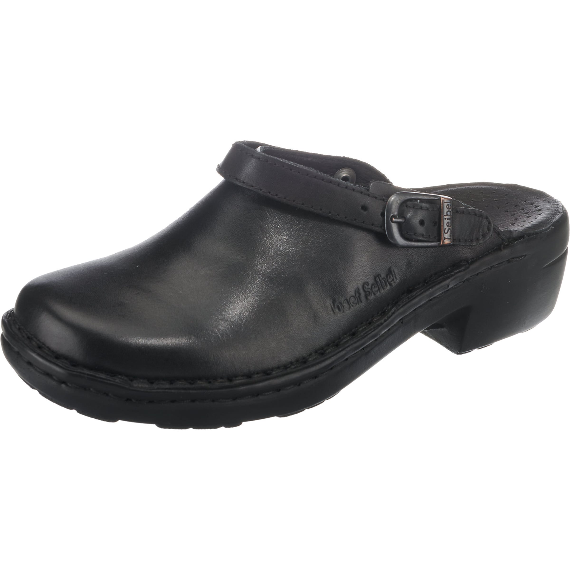JOSEF SEIBEL Clogs 'BETSY' in Schwarz: Vorderseite