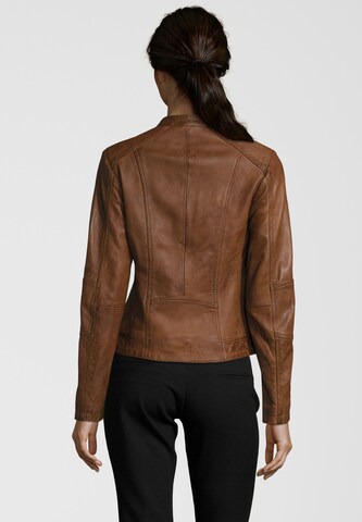 7ELEVEN Lederjacke 'Toulouse' in Braun