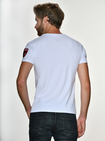 TOP GUN Polo 'Hyper' in Weiß