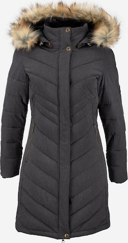 POLARINO Outdoor Coat in Grey: front