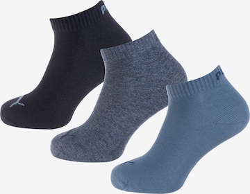 PUMA Ankle Socks in Blue: front