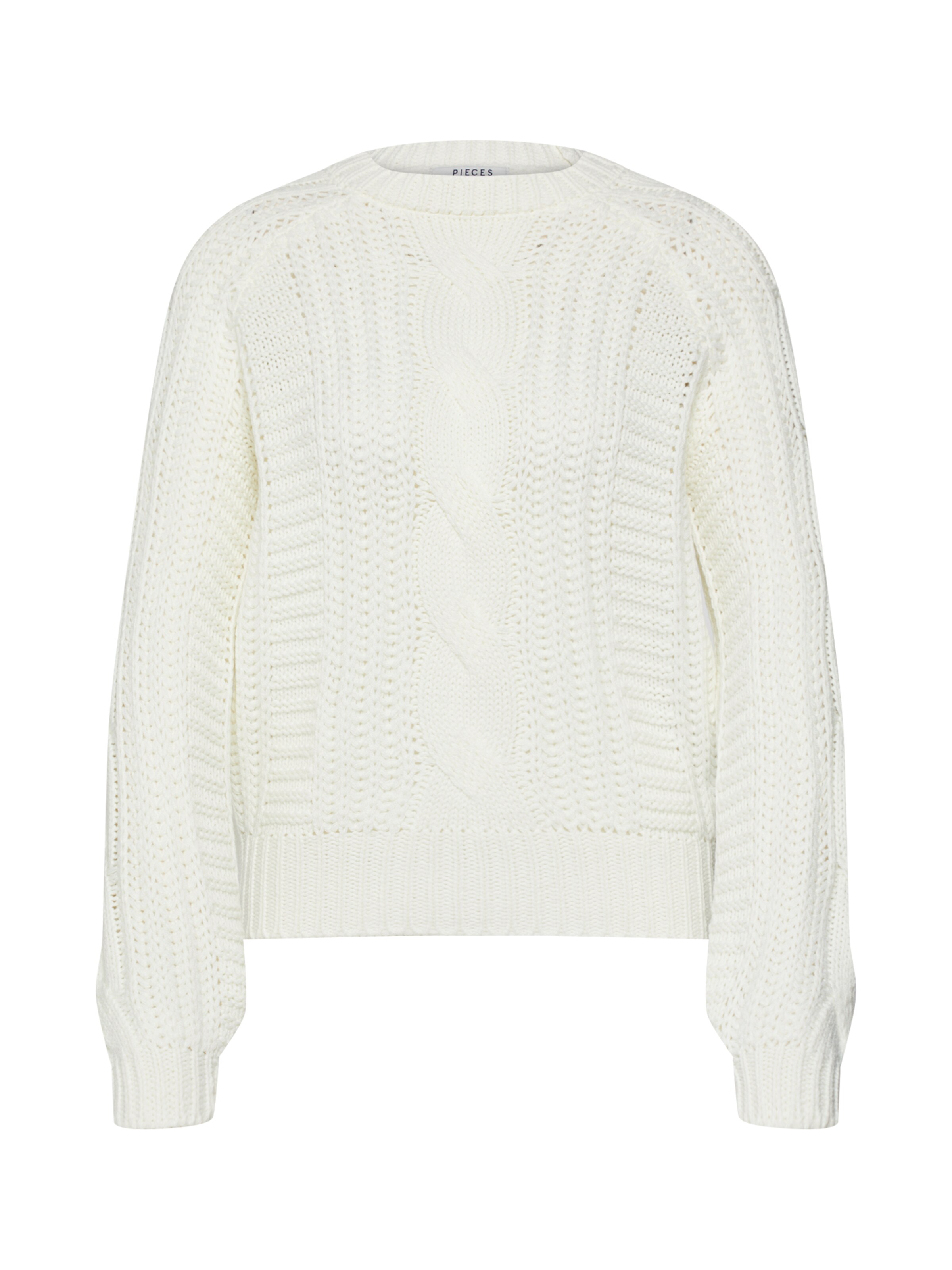 PIECES - Trui 'HABLE' in de kleur Wit