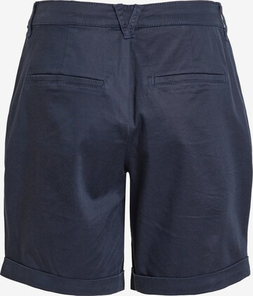 VILA Regular Broek in Blauw