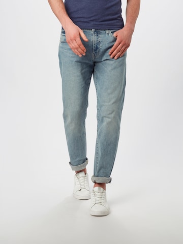 Superdry Regular Jeans '04 Daman' in Blauw: voorkant