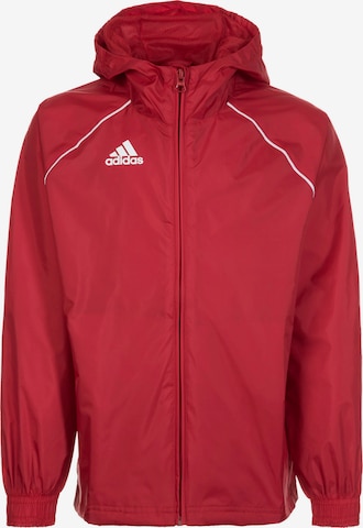 ADIDAS PERFORMANCE Regenjacke 'Core 18' in Rot: predná strana