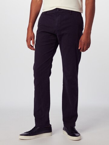 LEVI'S Chino 'STANDARDTAPERCHINOII' in Zwart: voorkant