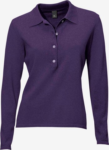 heine Polo-Pullover in Lila: predná strana