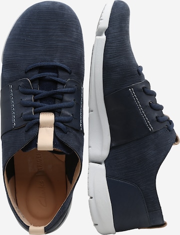 CLARKS Sneakers laag 'Tri Caitlin' in Blauw
