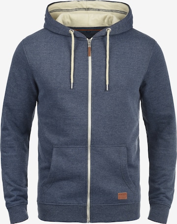 BLEND Zip-Up Hoodie 'Hulker' in Blue: front