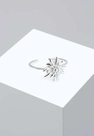 ELLI Ring 'Edelweiss' in Zilver