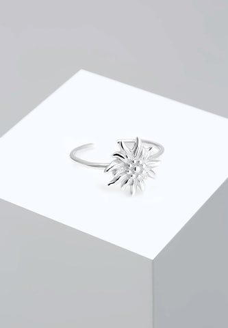 ELLI Ring 'Edelweiss' in Silber