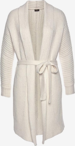 LASCANA Bathrobe long in White: front