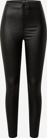 Boohoo - Skinny Calças em preto: frente