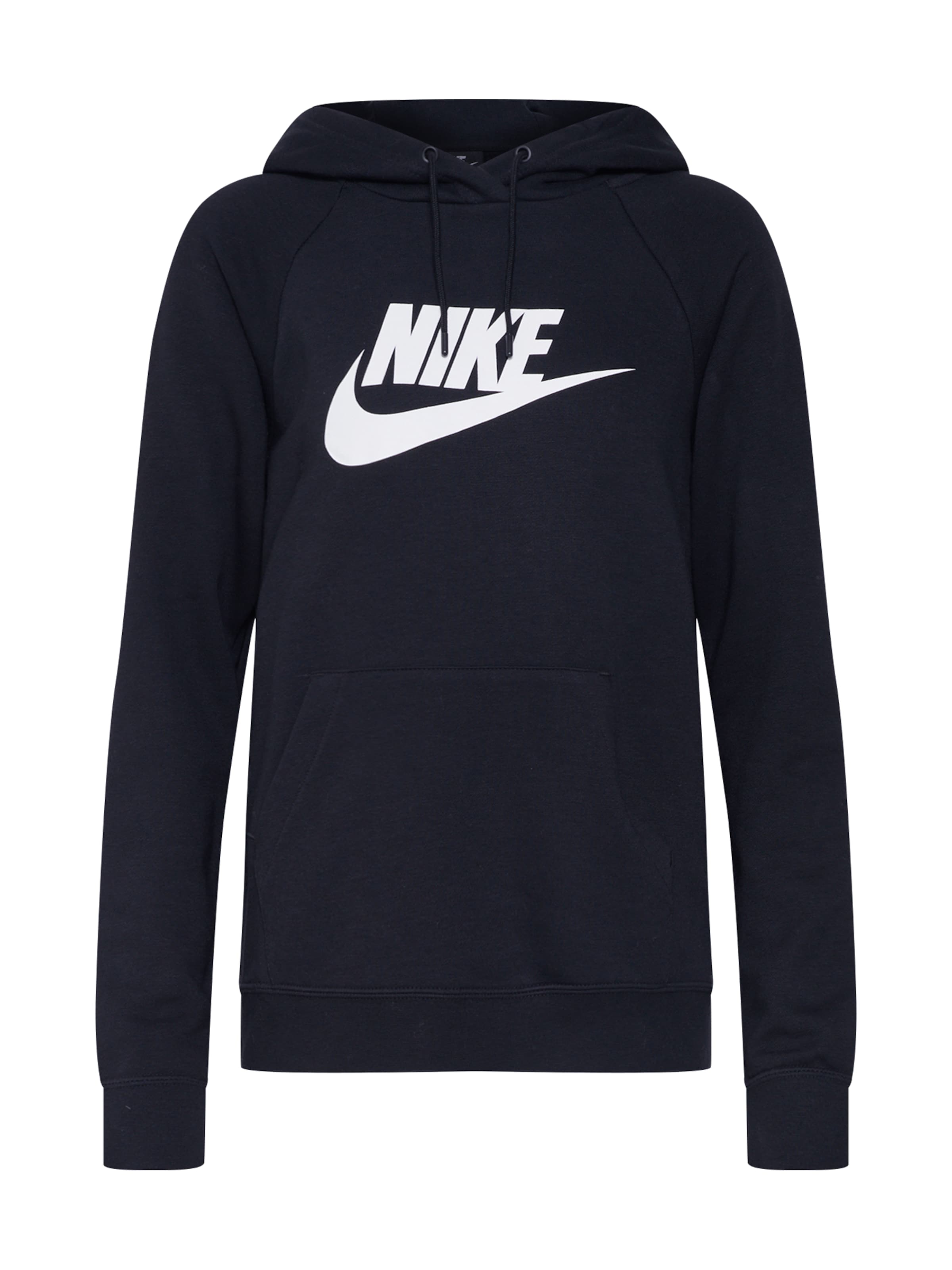 Nike Sportswear Sweatshirt in Schwarz: Vorderseite