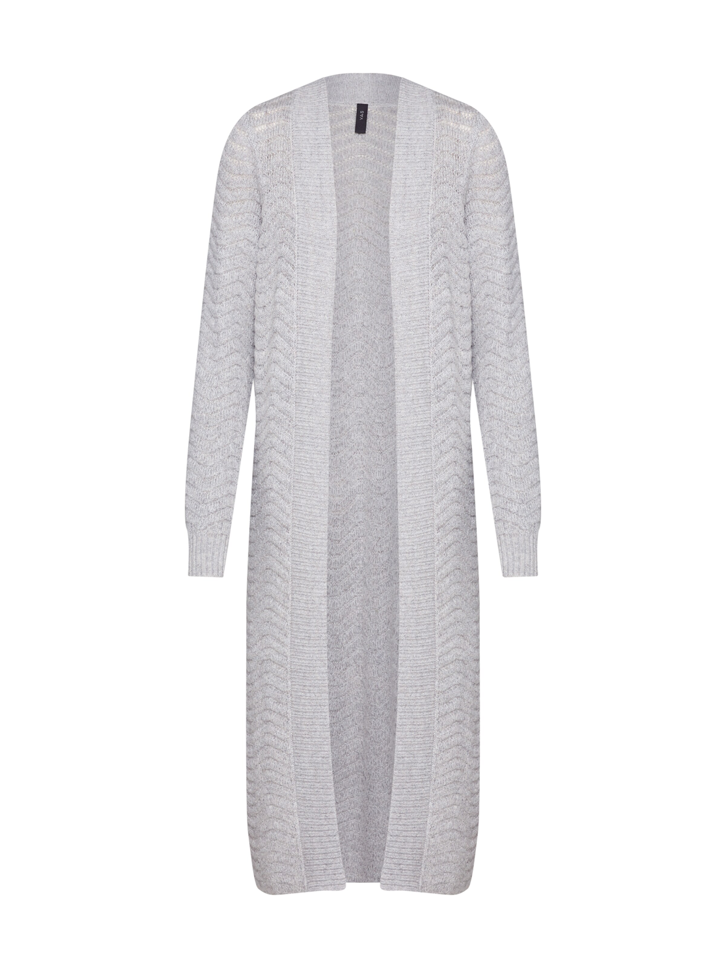 Y.A.S - Gebreid vest 'BRENTRIC' in de kleur Lichtgrijs