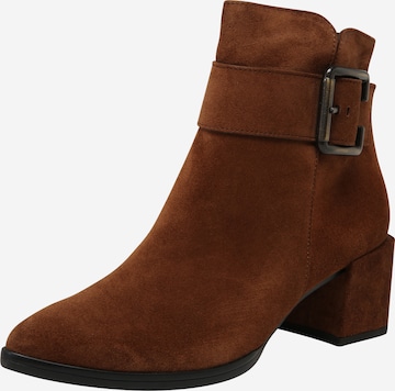 Paul Green Ankle Boots in Brown: front