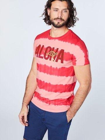 CHIEMSEE - Regular Fit Camisa funcionais em vermelho