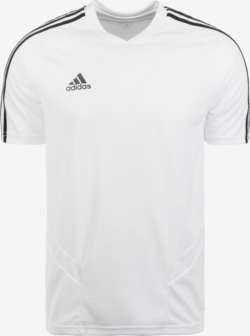 Maglia funzionale 'Tiro 19' di ADIDAS SPORTSWEAR in bianco: frontale