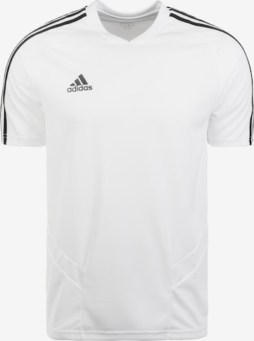 ADIDAS SPORTSWEAR Performance Shirt 'Tiro 19' in White: front