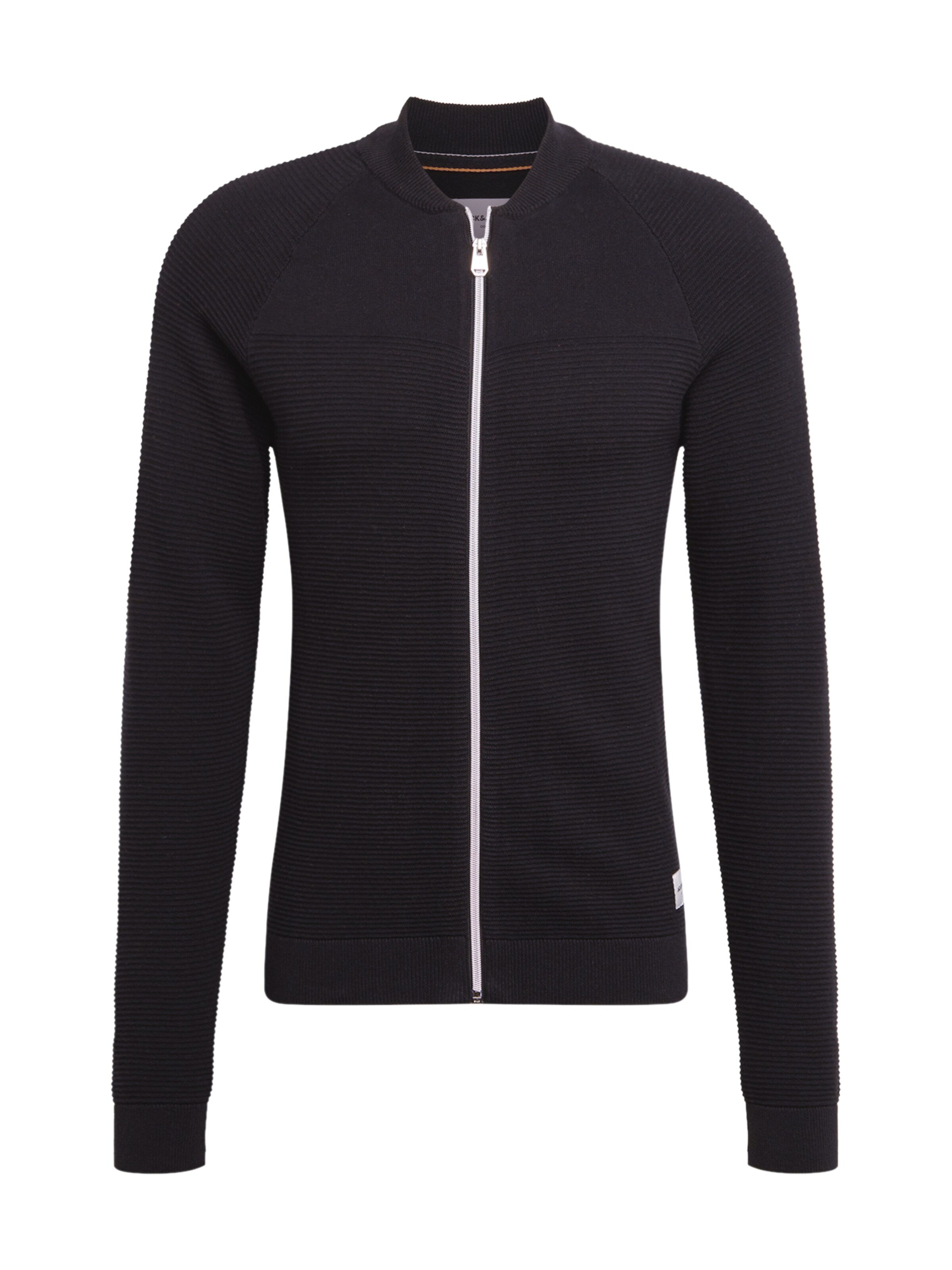 JACK & JONES - Gebreid vest in de kleur Zwart