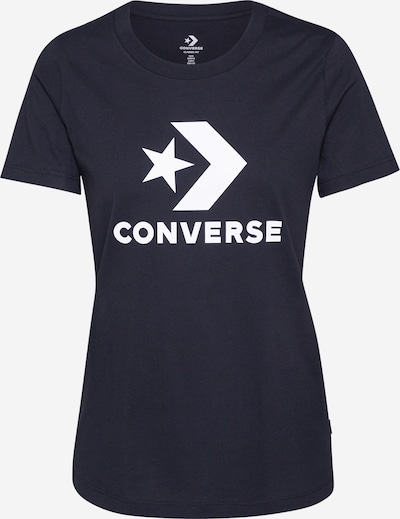 CONVERSE T-shirt 'Star Chevron' en noir / blanc, Vue avec produit