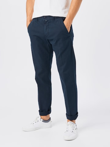 Marc O'Polo Regular Chino 'Stig' in Blauw: voorkant