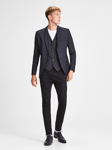 JACK & JONES Suit Vest in Black