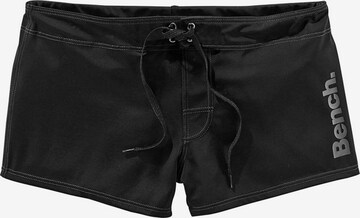 Maillot de bain de sport BENCH en noir : devant