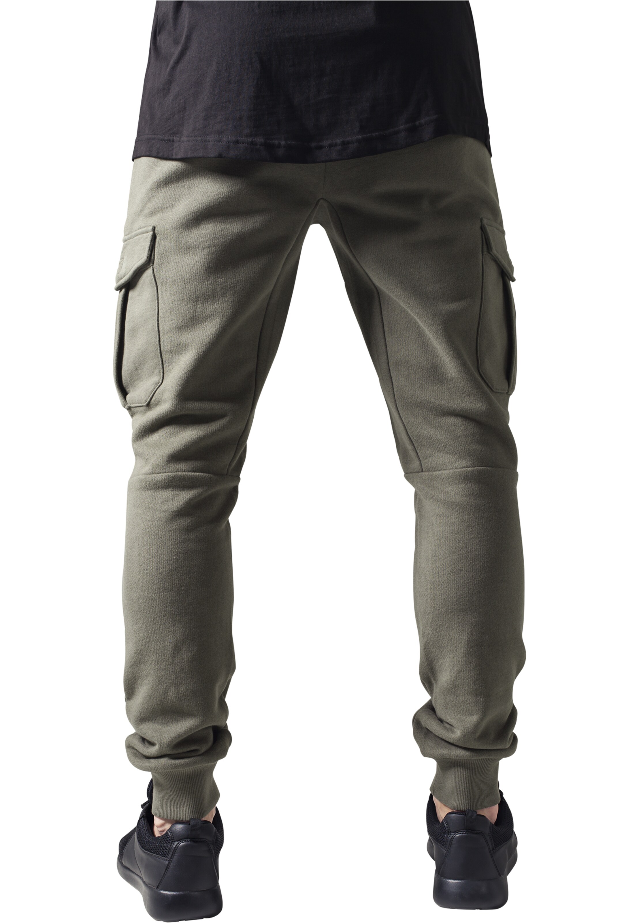 Urban Classics Tapered Cargo nadrágok - zöld
