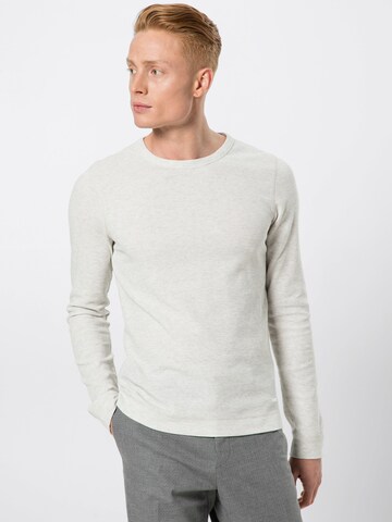 Coupe regular Pull-over 'Tempest' BOSS en blanc