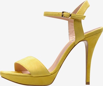 Sandales à lanières EVITA en jaune