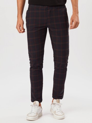 Redefined Rebel Regular Trousers 'King' in Blue: front