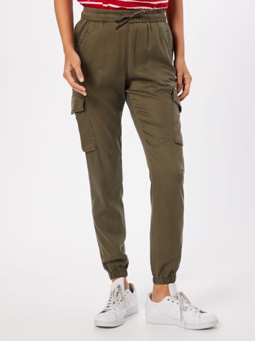 Effilé Pantalon cargo 'Lux Utility' Superdry en vert : devant