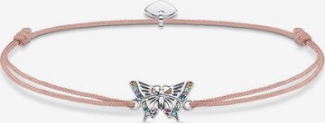 Thomas Sabo Armband 'Little Secret Schmetterling, LS082-640-7-L20v' in Pink: predná strana
