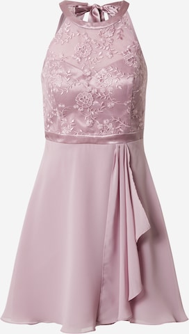 Robe de cocktail VM Vera Mont en rose : devant