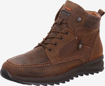 WALDLÄUFER Lace-Up Boots in Brown: front