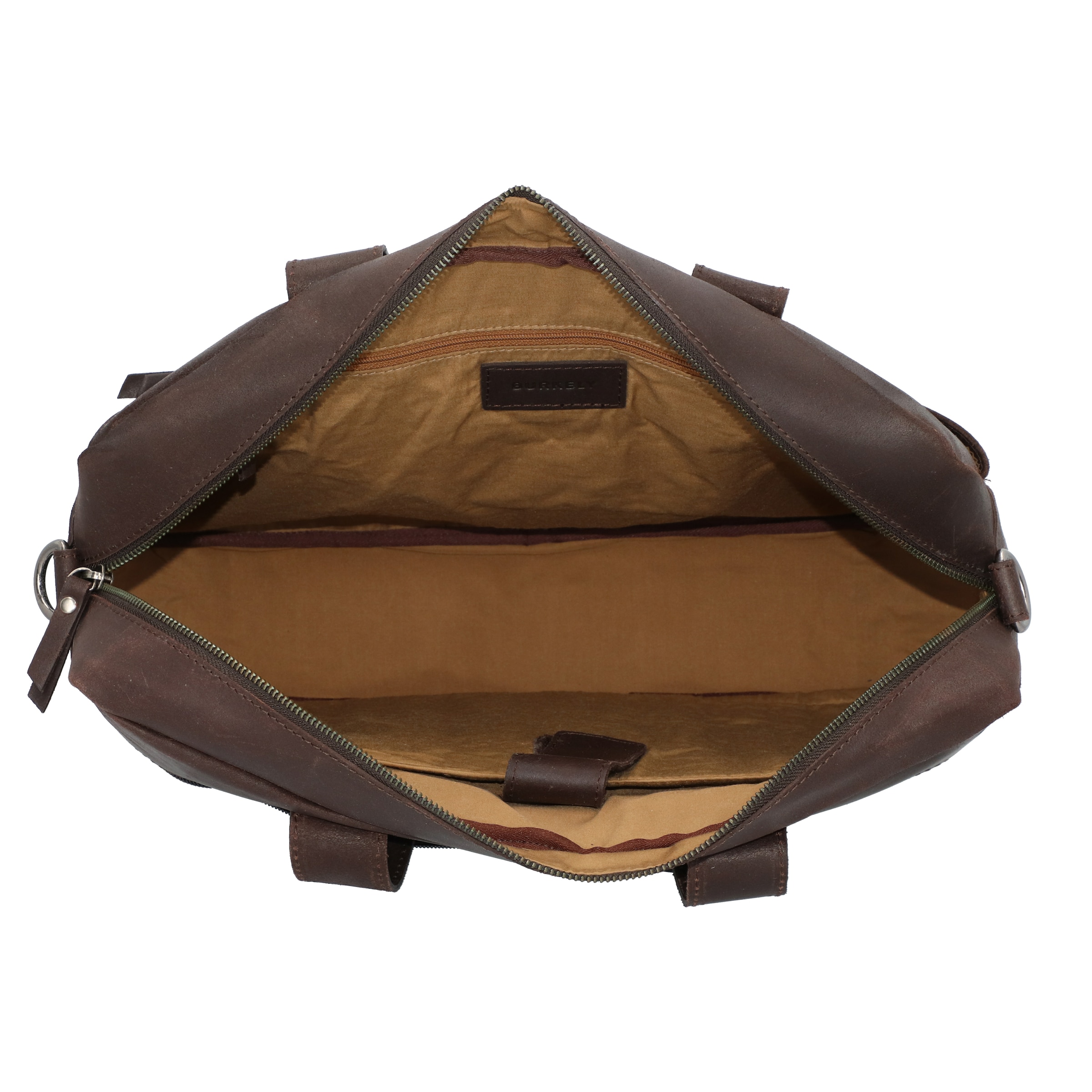 Burkely Aktentas 'River' in Bruin