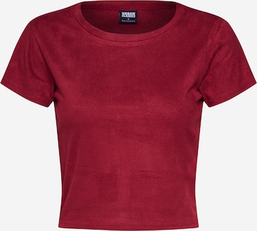 T-shirt Urban Classics en rouge : devant