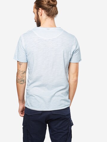 Key Largo T-Shirt mit V-Ausschnitt in Blau